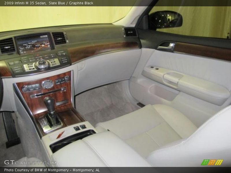Slate Blue / Graphite Black 2009 Infiniti M 35 Sedan