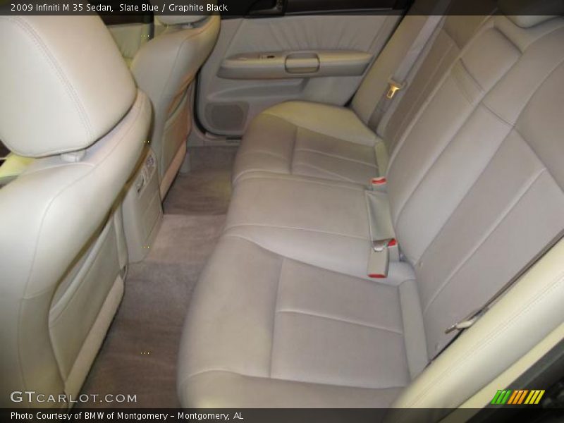 Slate Blue / Graphite Black 2009 Infiniti M 35 Sedan