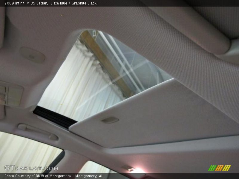 Slate Blue / Graphite Black 2009 Infiniti M 35 Sedan