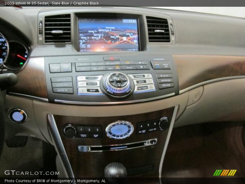 Slate Blue / Graphite Black 2009 Infiniti M 35 Sedan