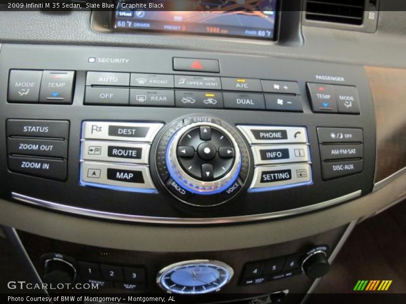 Slate Blue / Graphite Black 2009 Infiniti M 35 Sedan