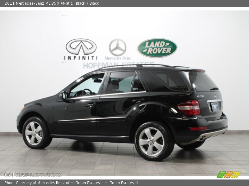 Black / Black 2011 Mercedes-Benz ML 350 4Matic