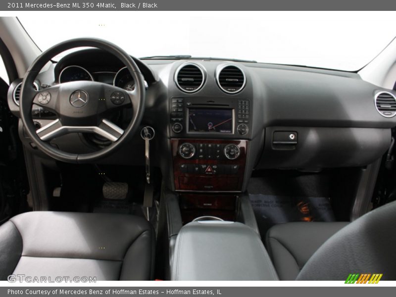 Black / Black 2011 Mercedes-Benz ML 350 4Matic