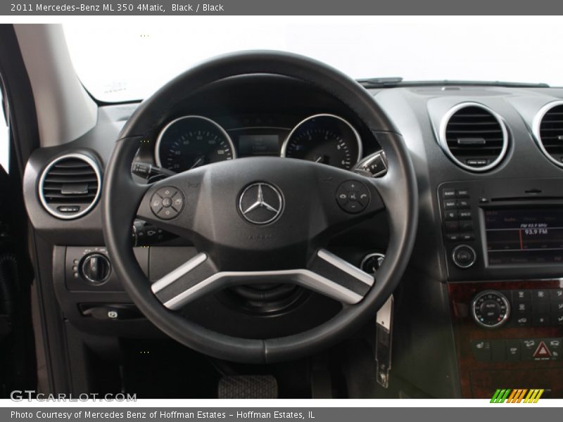 Black / Black 2011 Mercedes-Benz ML 350 4Matic