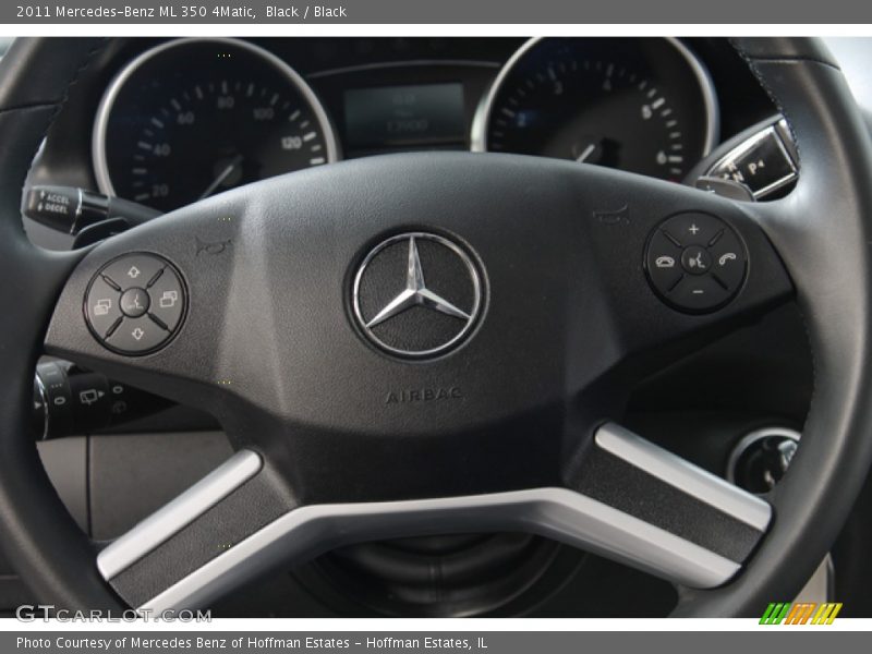 Black / Black 2011 Mercedes-Benz ML 350 4Matic