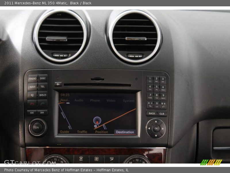 Black / Black 2011 Mercedes-Benz ML 350 4Matic