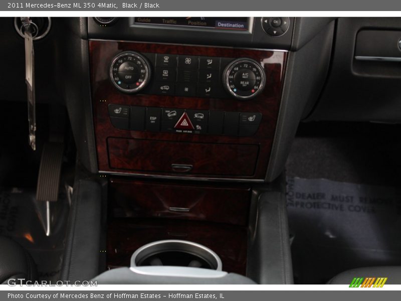Black / Black 2011 Mercedes-Benz ML 350 4Matic