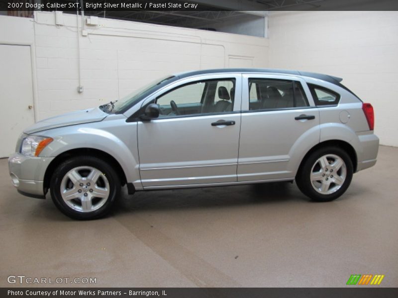 Bright Silver Metallic / Pastel Slate Gray 2007 Dodge Caliber SXT