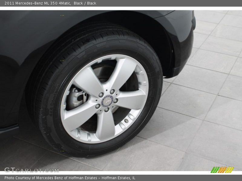 Black / Black 2011 Mercedes-Benz ML 350 4Matic