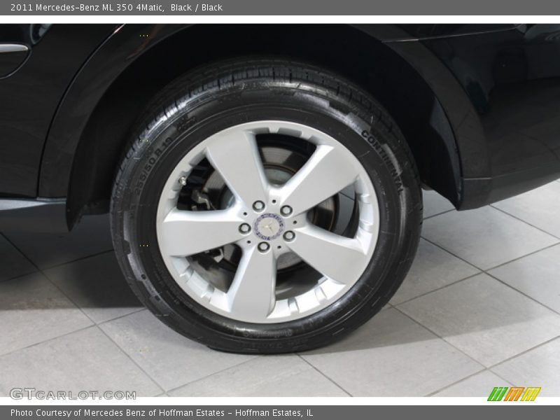 Black / Black 2011 Mercedes-Benz ML 350 4Matic