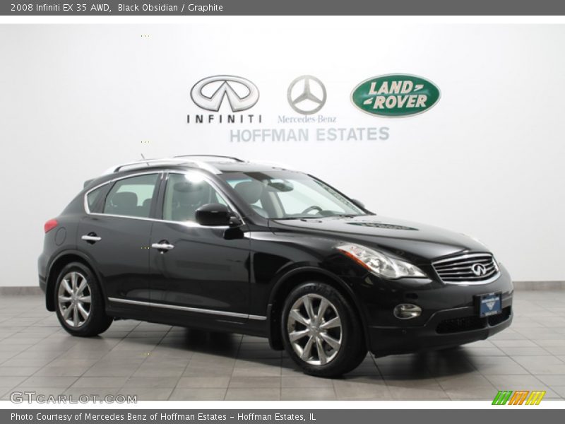 Black Obsidian / Graphite 2008 Infiniti EX 35 AWD