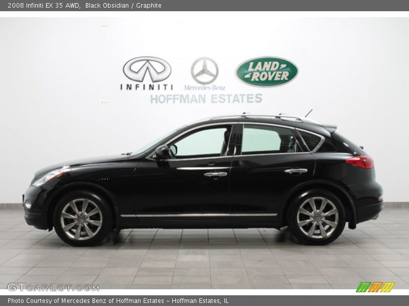Black Obsidian / Graphite 2008 Infiniti EX 35 AWD