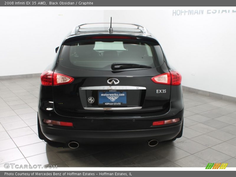 Black Obsidian / Graphite 2008 Infiniti EX 35 AWD