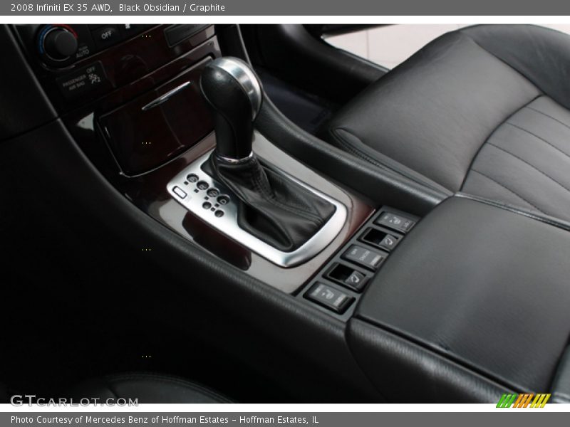 Black Obsidian / Graphite 2008 Infiniti EX 35 AWD