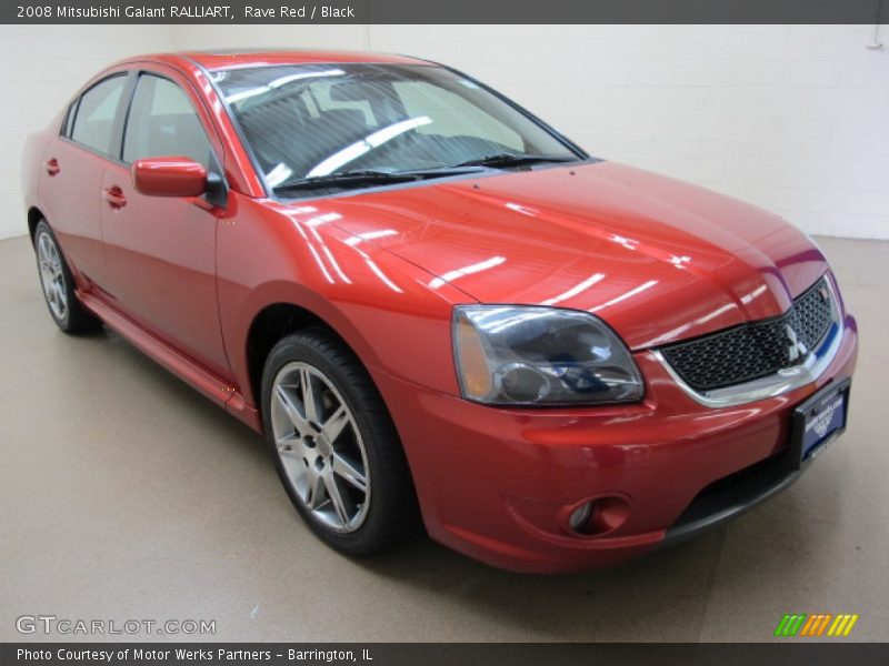 Rave Red / Black 2008 Mitsubishi Galant RALLIART