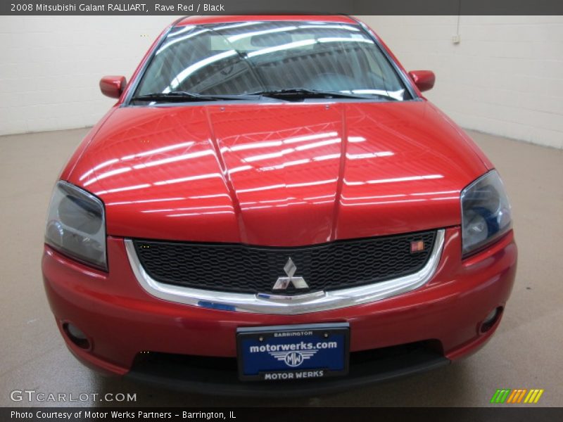 Rave Red / Black 2008 Mitsubishi Galant RALLIART