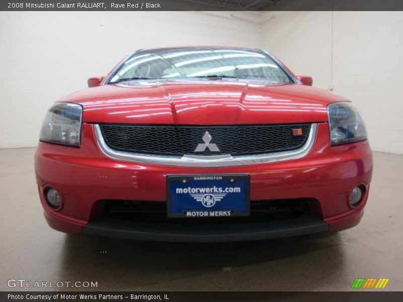 Rave Red / Black 2008 Mitsubishi Galant RALLIART