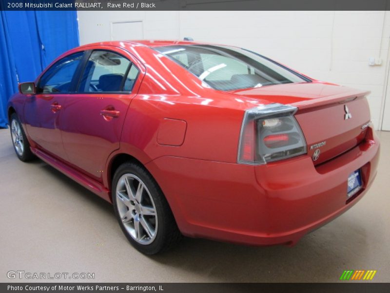 Rave Red / Black 2008 Mitsubishi Galant RALLIART