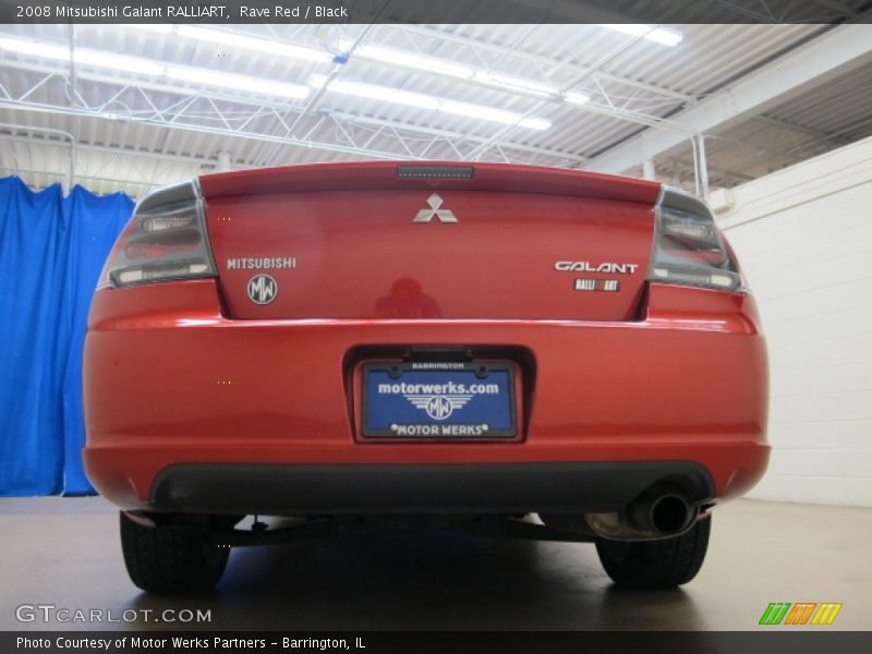 Rave Red / Black 2008 Mitsubishi Galant RALLIART