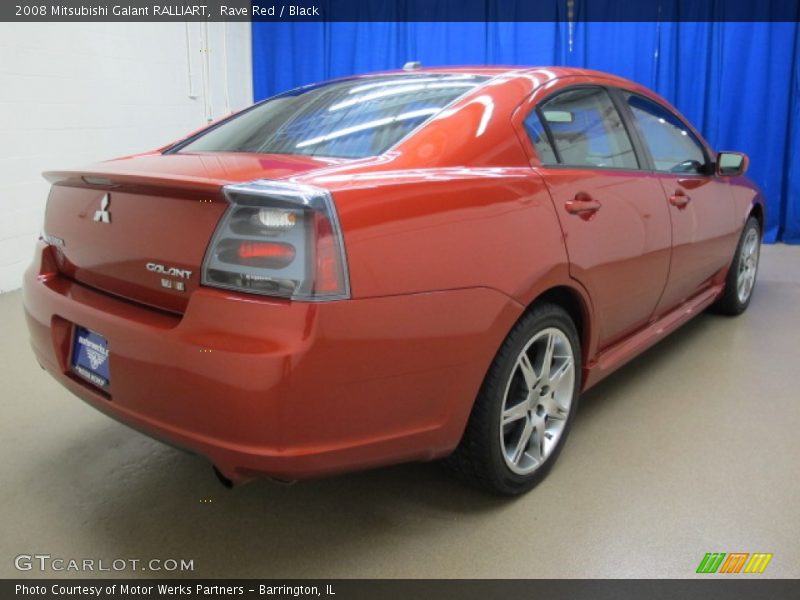 Rave Red / Black 2008 Mitsubishi Galant RALLIART