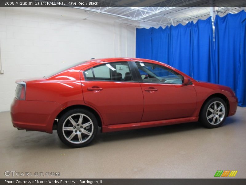 Rave Red / Black 2008 Mitsubishi Galant RALLIART