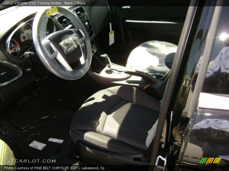 Black / Black 2012 Chrysler 200 Touring Sedan