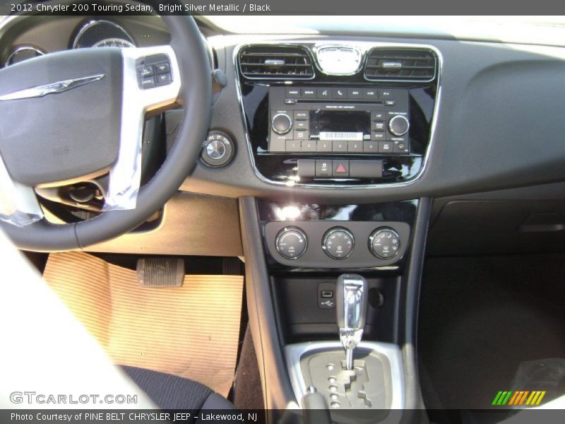 Bright Silver Metallic / Black 2012 Chrysler 200 Touring Sedan