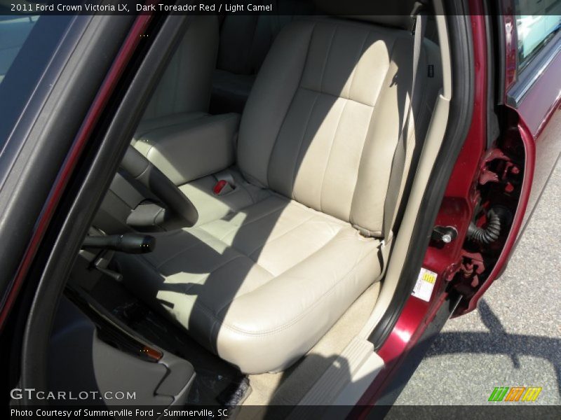 Dark Toreador Red / Light Camel 2011 Ford Crown Victoria LX