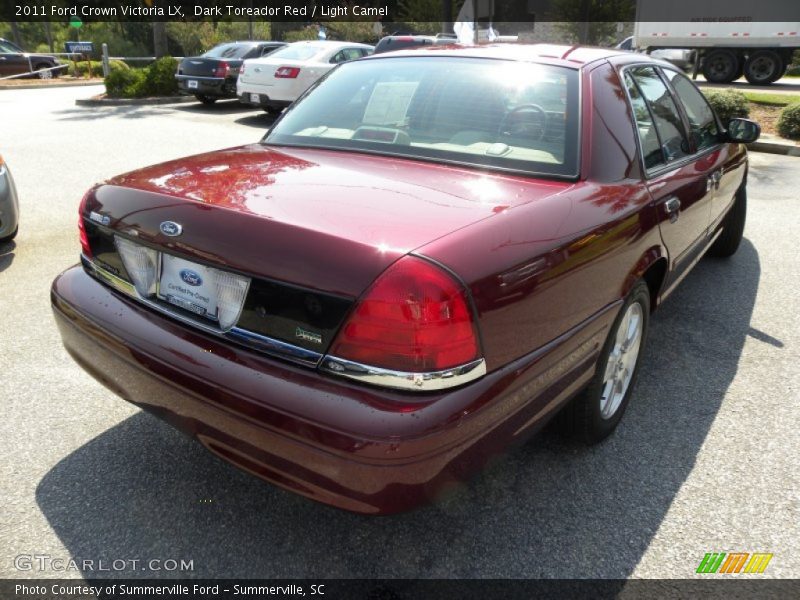 Dark Toreador Red / Light Camel 2011 Ford Crown Victoria LX