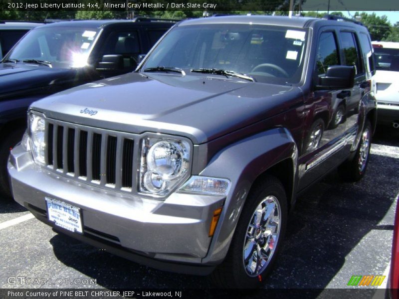 Mineral Gray Metallic / Dark Slate Gray 2012 Jeep Liberty Latitude 4x4