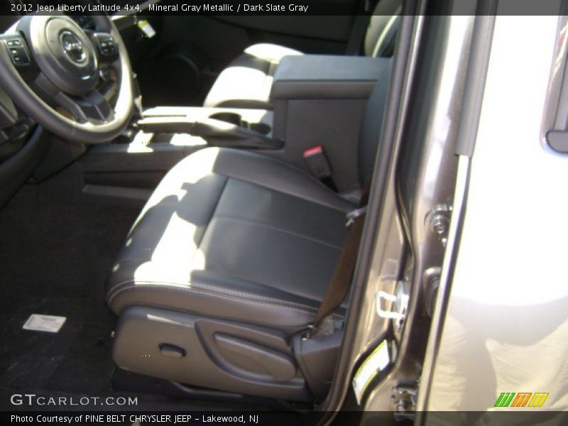 Mineral Gray Metallic / Dark Slate Gray 2012 Jeep Liberty Latitude 4x4