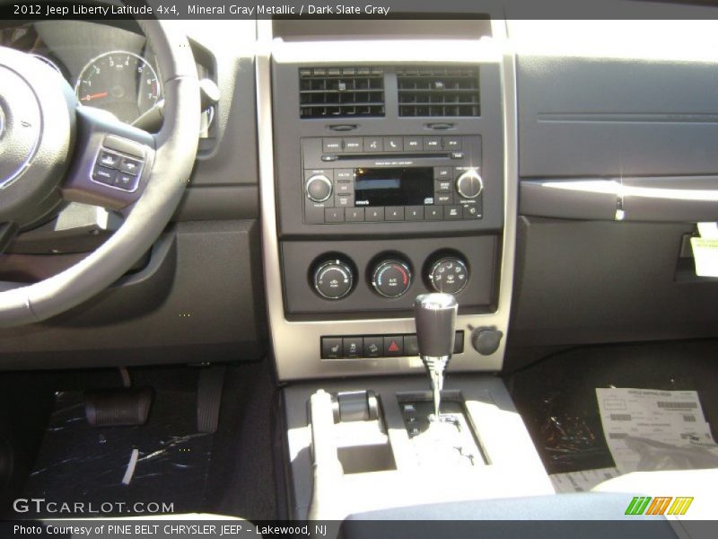 Mineral Gray Metallic / Dark Slate Gray 2012 Jeep Liberty Latitude 4x4