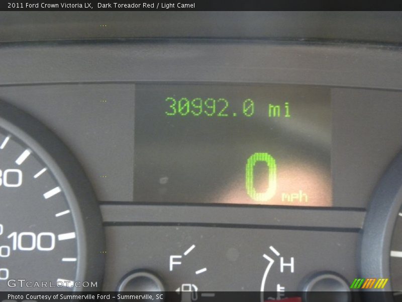 Dark Toreador Red / Light Camel 2011 Ford Crown Victoria LX