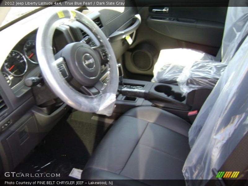 True Blue Pearl / Dark Slate Gray 2012 Jeep Liberty Latitude 4x4