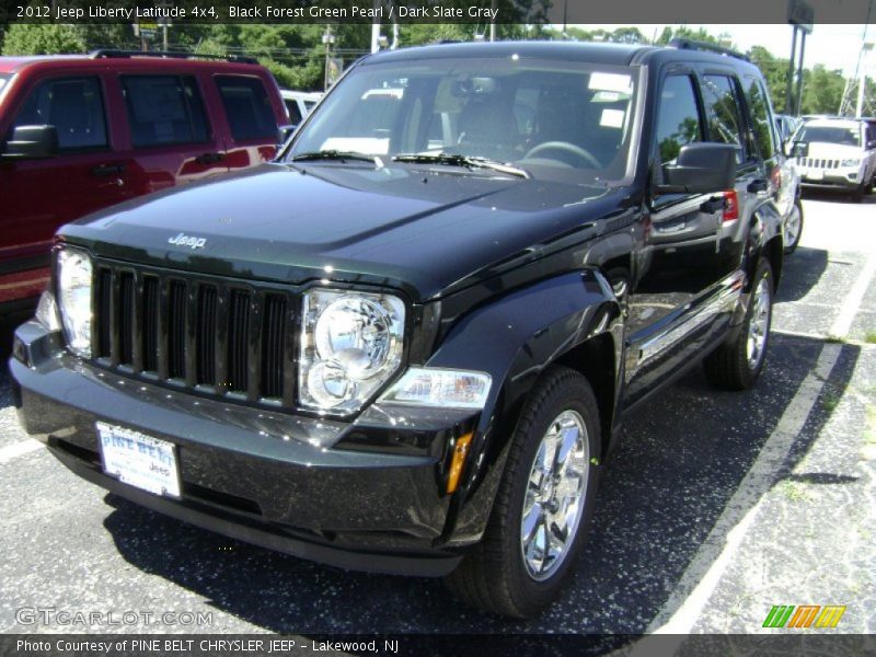 Black Forest Green Pearl / Dark Slate Gray 2012 Jeep Liberty Latitude 4x4
