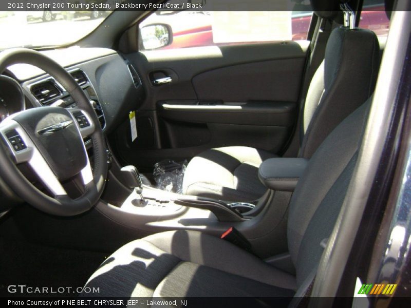 Blackberry Pearl Coat / Black 2012 Chrysler 200 Touring Sedan