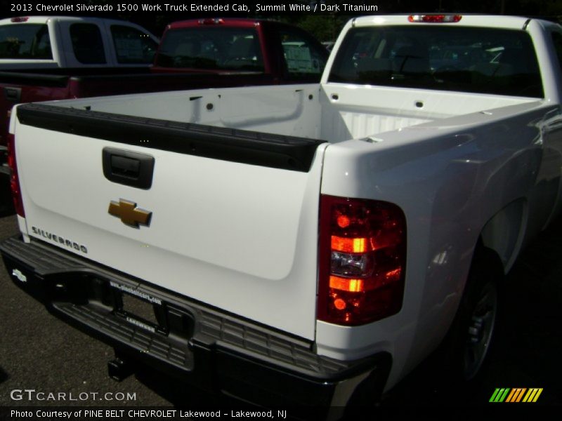 Summit White / Dark Titanium 2013 Chevrolet Silverado 1500 Work Truck Extended Cab