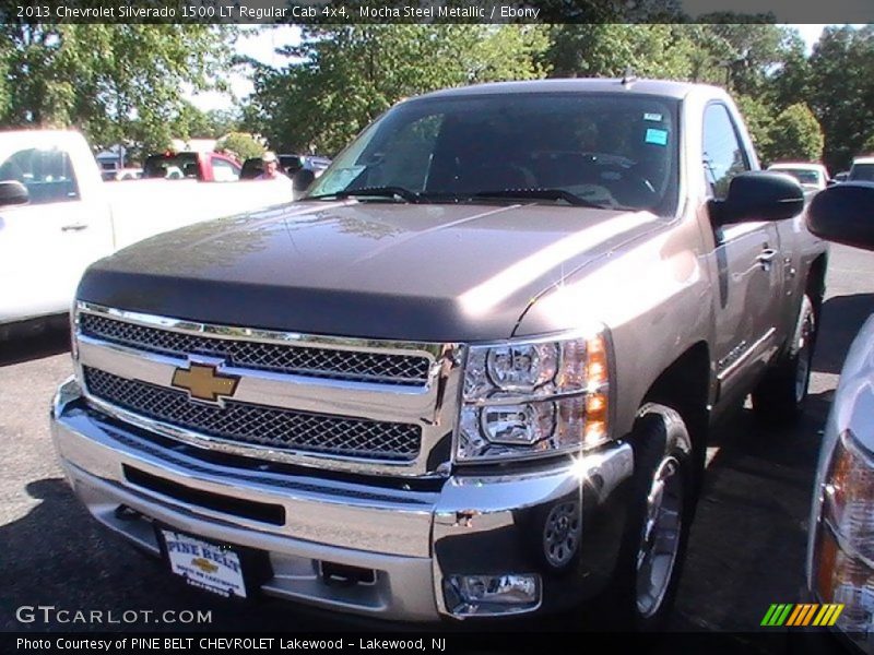 Mocha Steel Metallic / Ebony 2013 Chevrolet Silverado 1500 LT Regular Cab 4x4