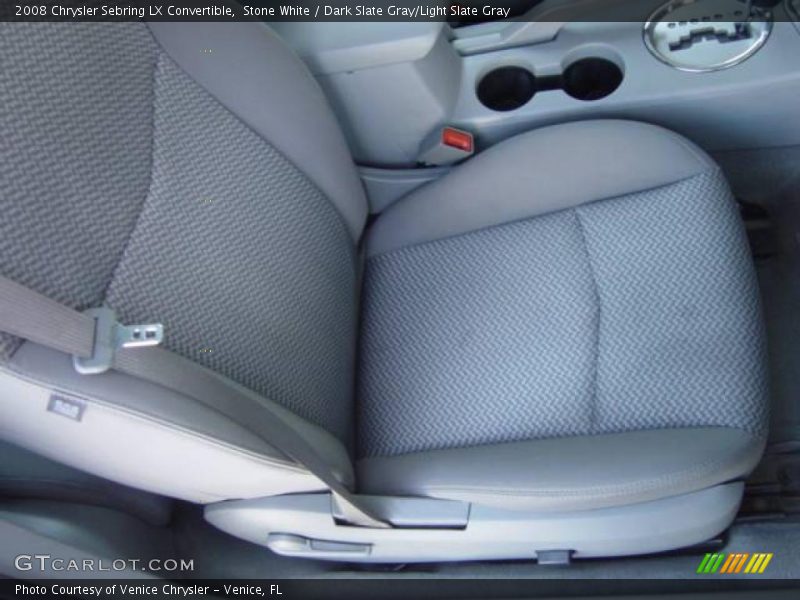 Stone White / Dark Slate Gray/Light Slate Gray 2008 Chrysler Sebring LX Convertible
