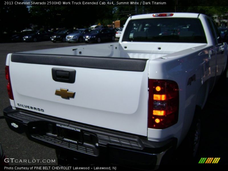 Summit White / Dark Titanium 2013 Chevrolet Silverado 2500HD Work Truck Extended Cab 4x4