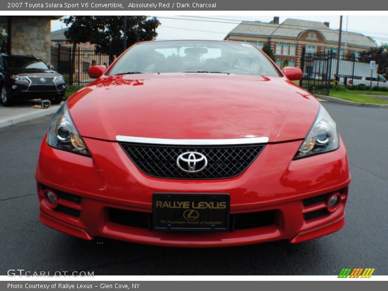 Absolutely Red / Dark Charcoal 2007 Toyota Solara Sport V6 Convertible