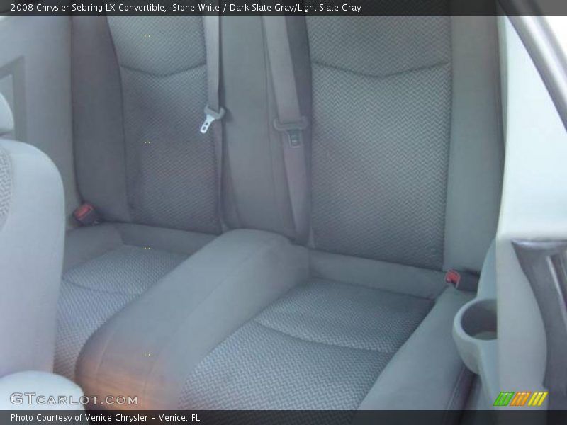 Stone White / Dark Slate Gray/Light Slate Gray 2008 Chrysler Sebring LX Convertible