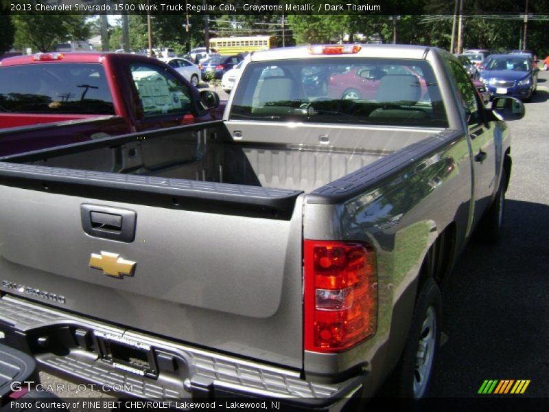 Graystone Metallic / Dark Titanium 2013 Chevrolet Silverado 1500 Work Truck Regular Cab