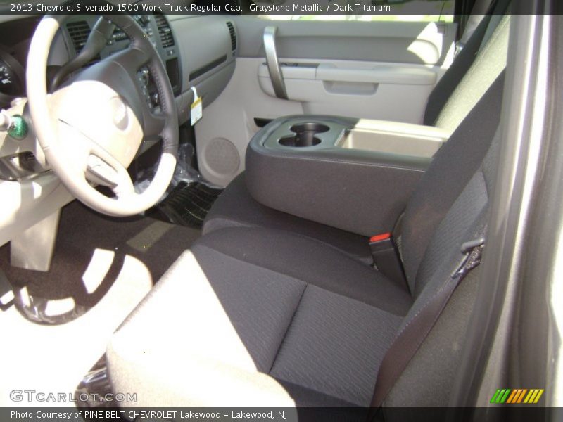 Graystone Metallic / Dark Titanium 2013 Chevrolet Silverado 1500 Work Truck Regular Cab