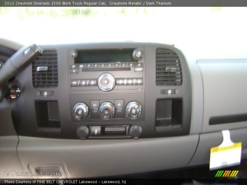 Graystone Metallic / Dark Titanium 2013 Chevrolet Silverado 1500 Work Truck Regular Cab