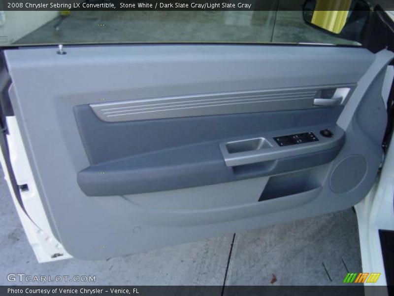 Stone White / Dark Slate Gray/Light Slate Gray 2008 Chrysler Sebring LX Convertible