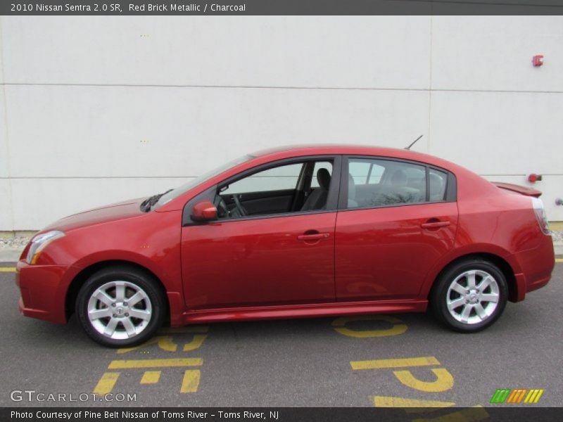 Red Brick Metallic / Charcoal 2010 Nissan Sentra 2.0 SR