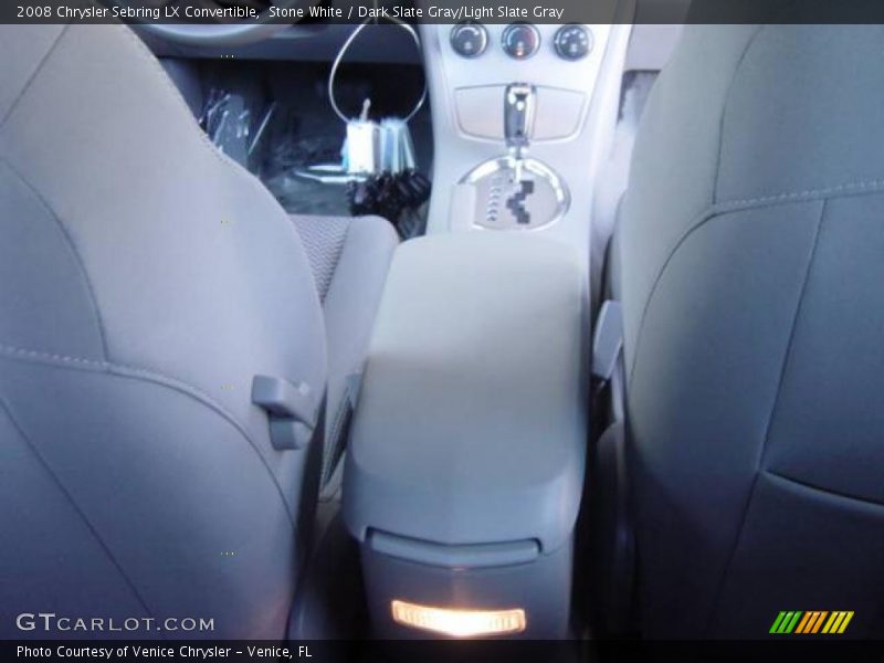Stone White / Dark Slate Gray/Light Slate Gray 2008 Chrysler Sebring LX Convertible