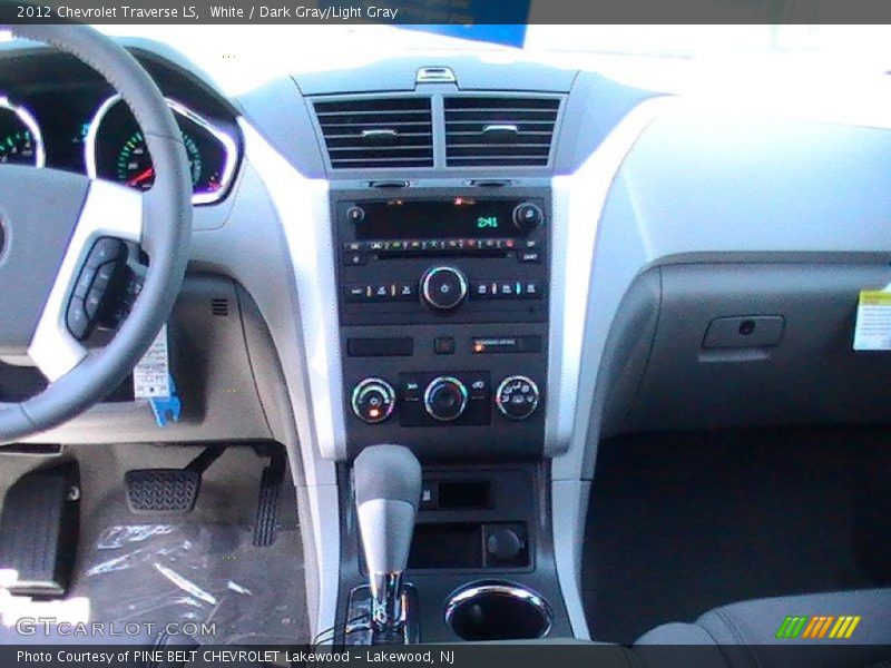 White / Dark Gray/Light Gray 2012 Chevrolet Traverse LS