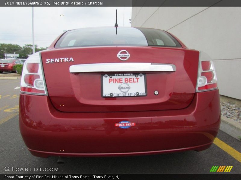 Red Brick Metallic / Charcoal 2010 Nissan Sentra 2.0 S
